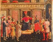 Fra Angelico Saints Cosmas and Damian with their Brothers before Lycias Sweden oil painting reproduction
